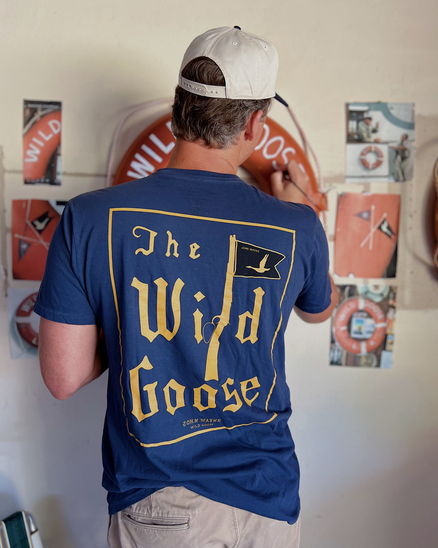 Wild Goose T-Shirt - Vintage Navy