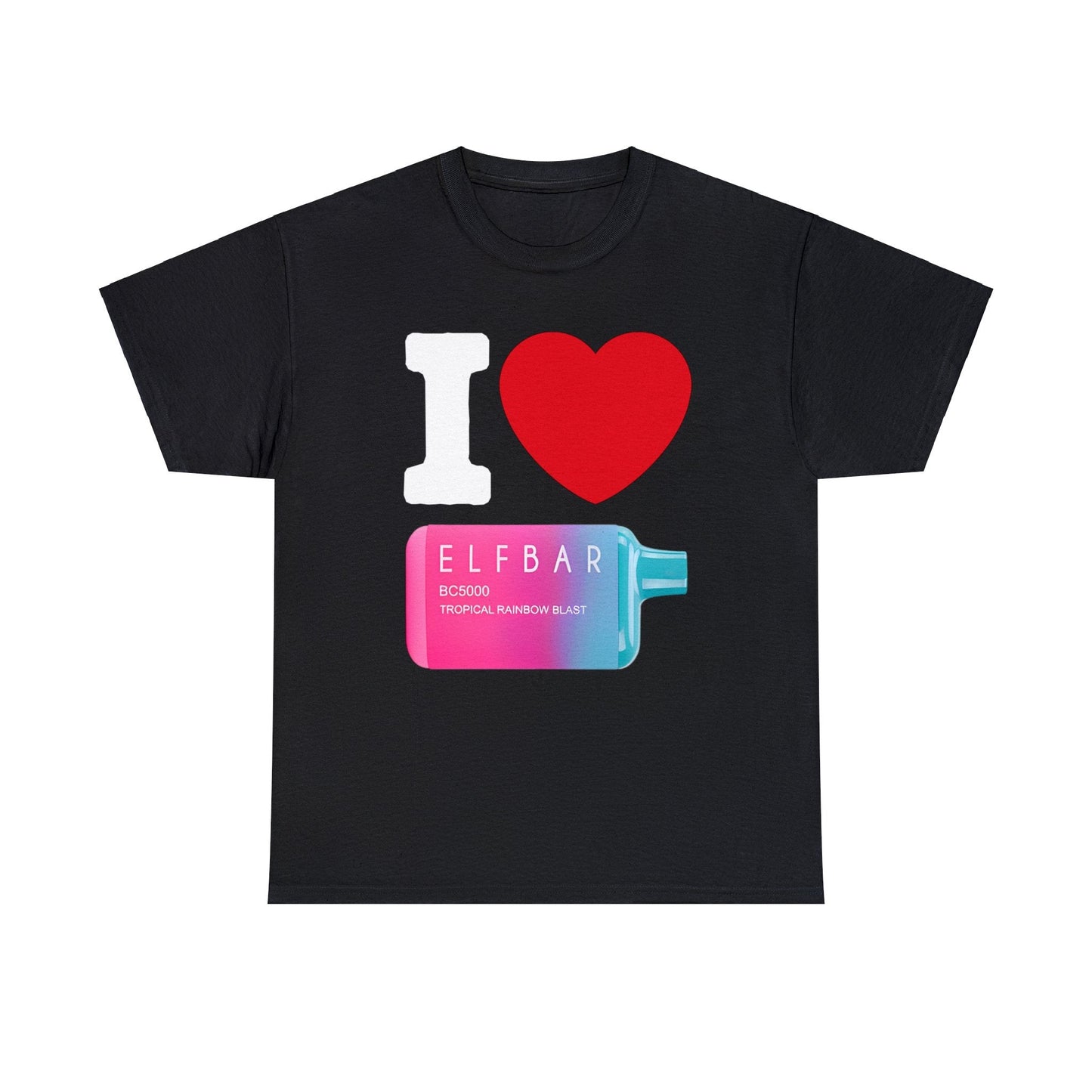 I Love ELFBAR (No back graphic) - Unisex Heavy Cotton Tee