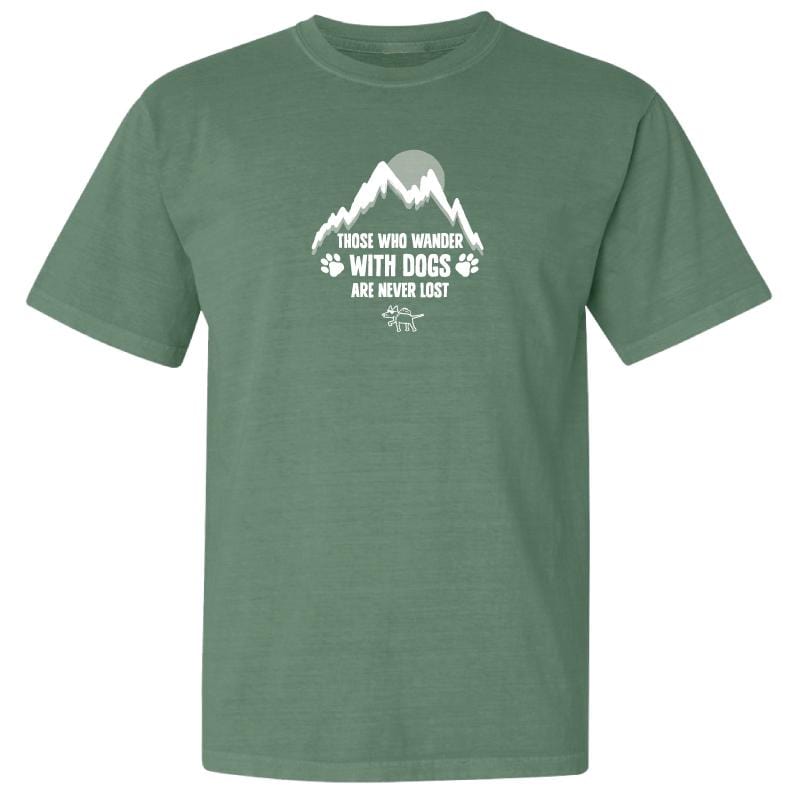 Those who wander with dogs are never lost - Classic Tee