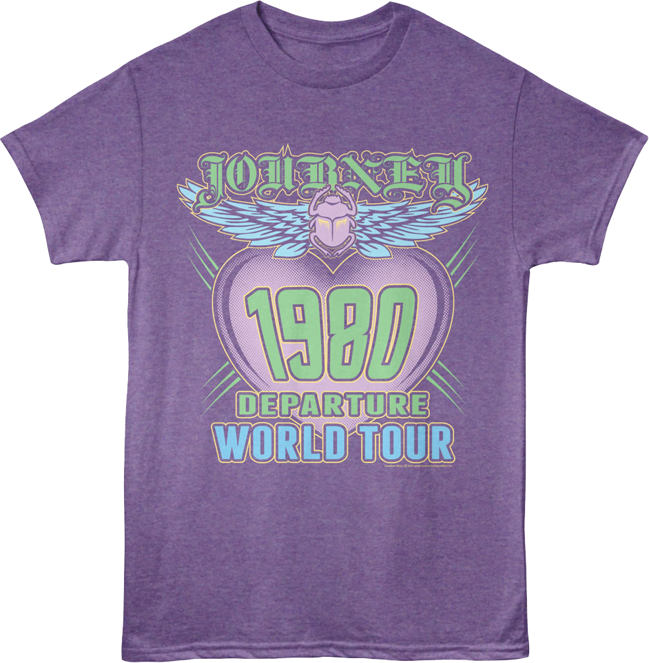 1980 Departure World Tour Journey T-Shirt