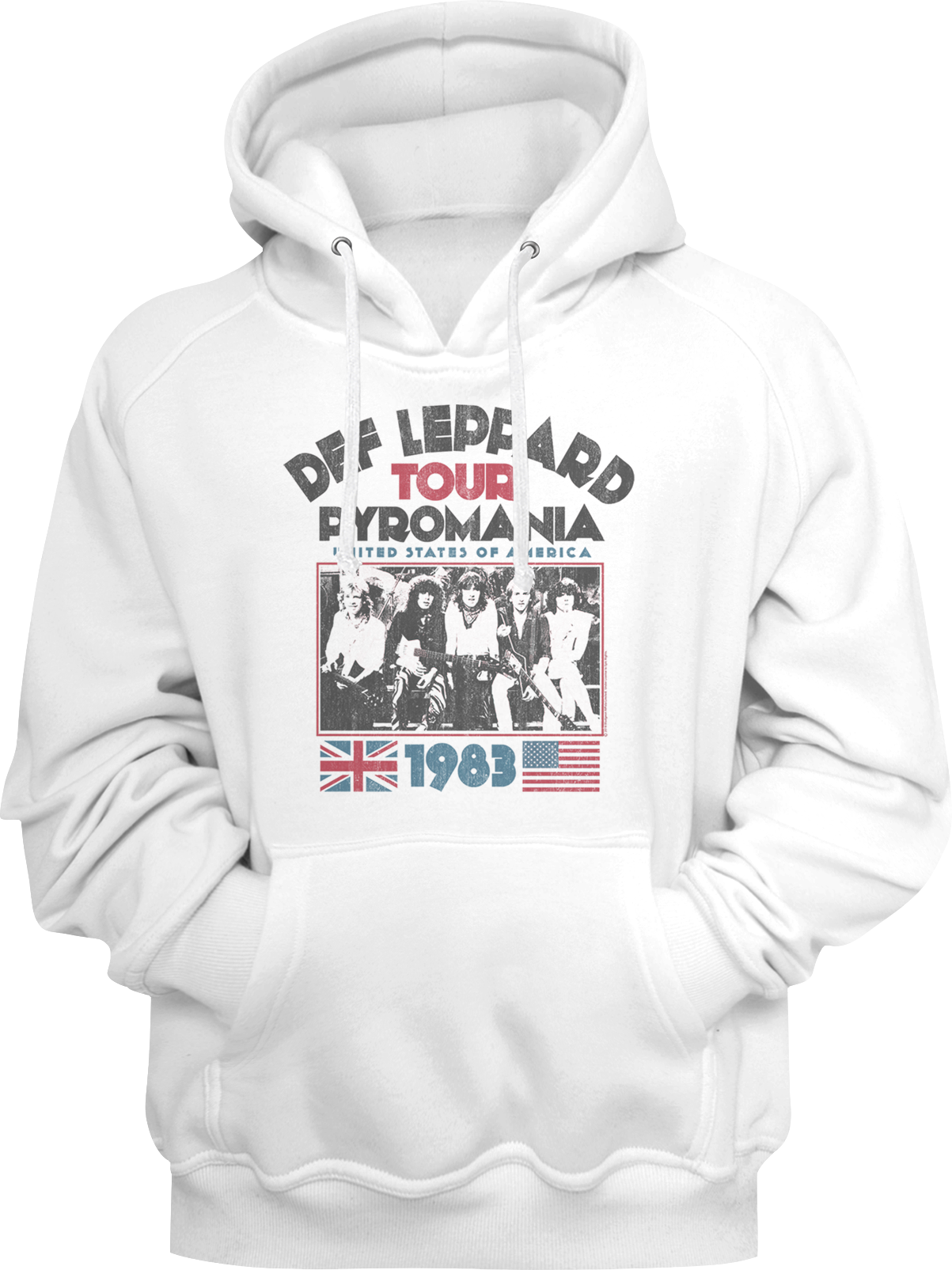 1983 Pyromania Tour Def Leppard Hoodie