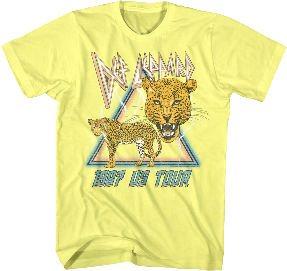 1987 US Tour Def Leppard T-Shirt