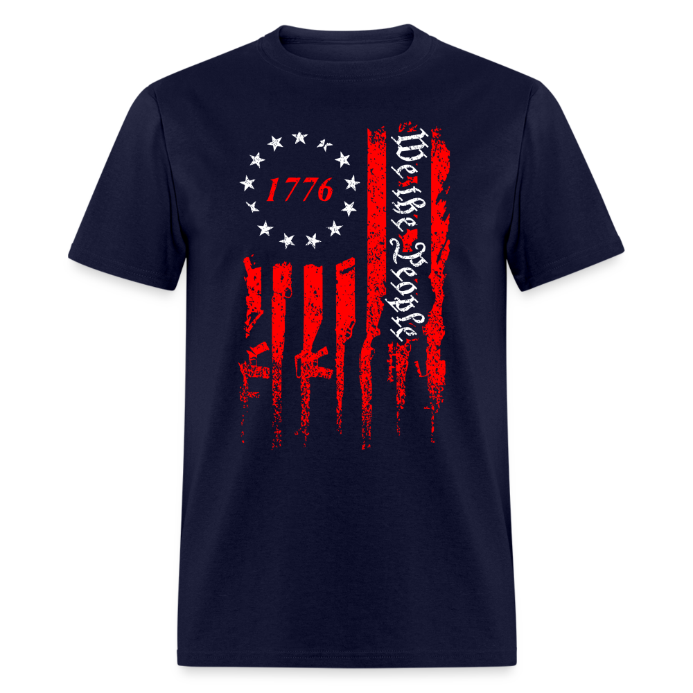 We The People Gun American Flag 1776 T Shirt