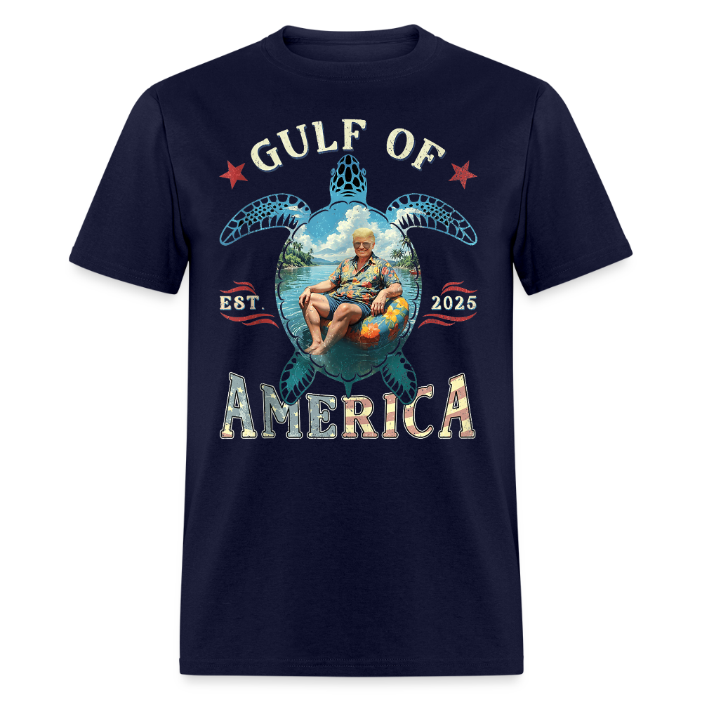Retro Trump Turtle Gulf Of America Est 2025 T Shirt