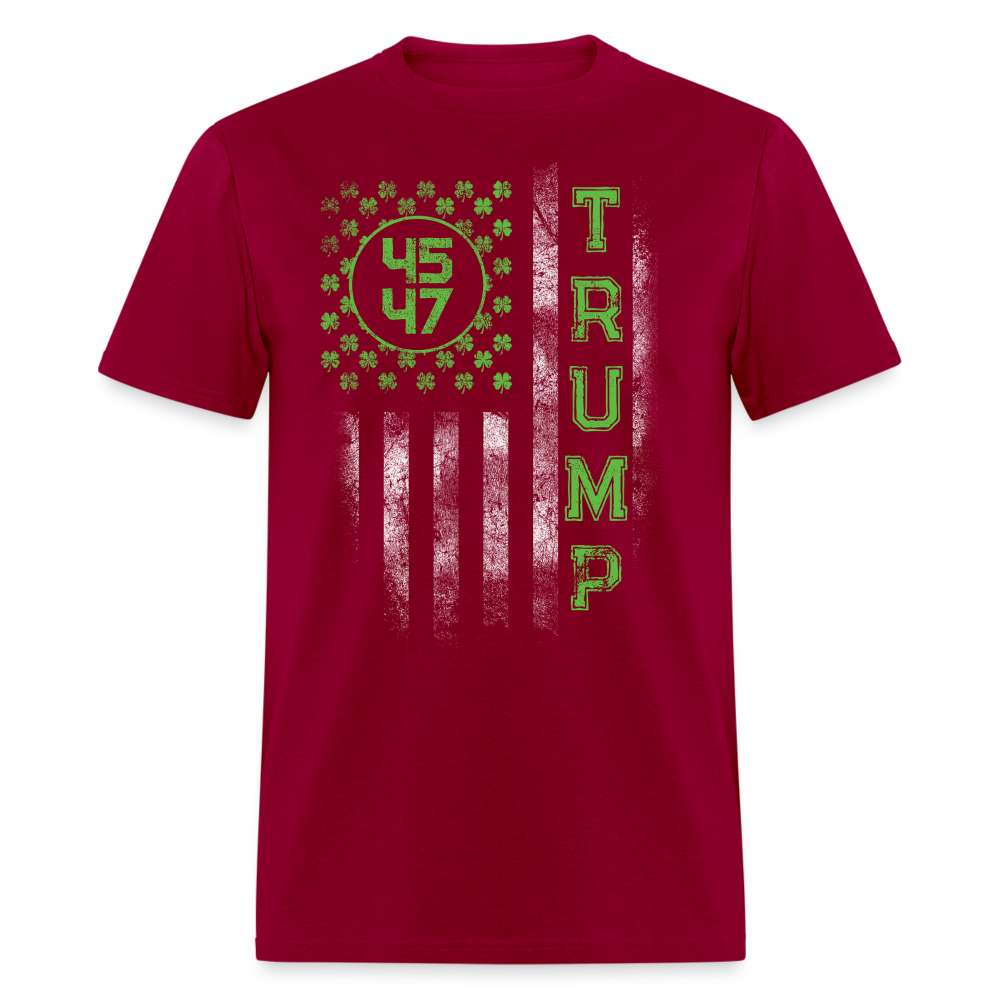 American Flag Trump 45 47 St Patrick's Day T Shirt