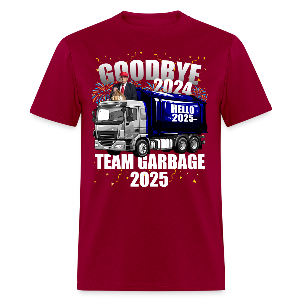 Goodbye 2024 Hello 2025 Team Garbage T Shirt