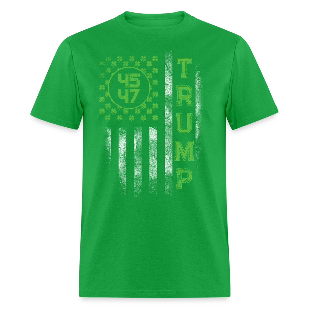 American Flag Trump 45 47 St Patrick's Day T Shirt