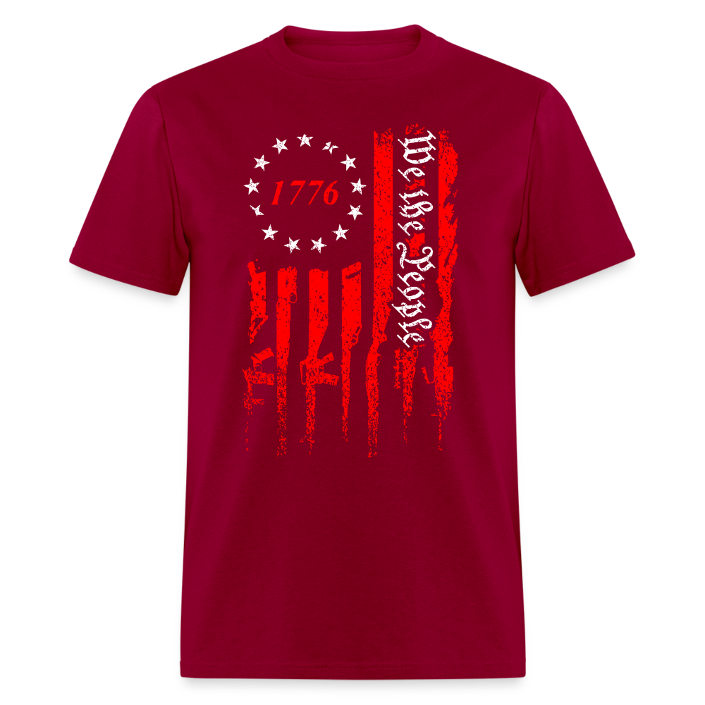 We The People Gun American Flag 1776 T Shirt