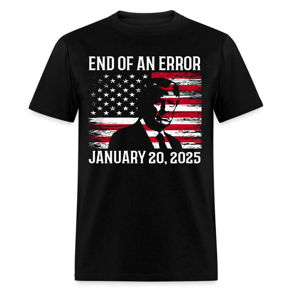 End Of An Error Inauguration 2025 American Flag T Shirt