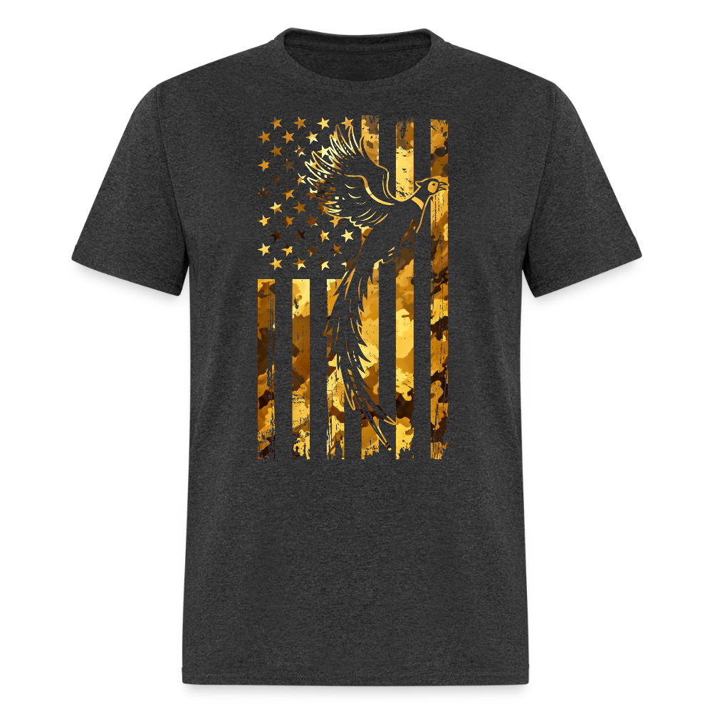 American Flag Pheasant Bird Hunter T Shirt