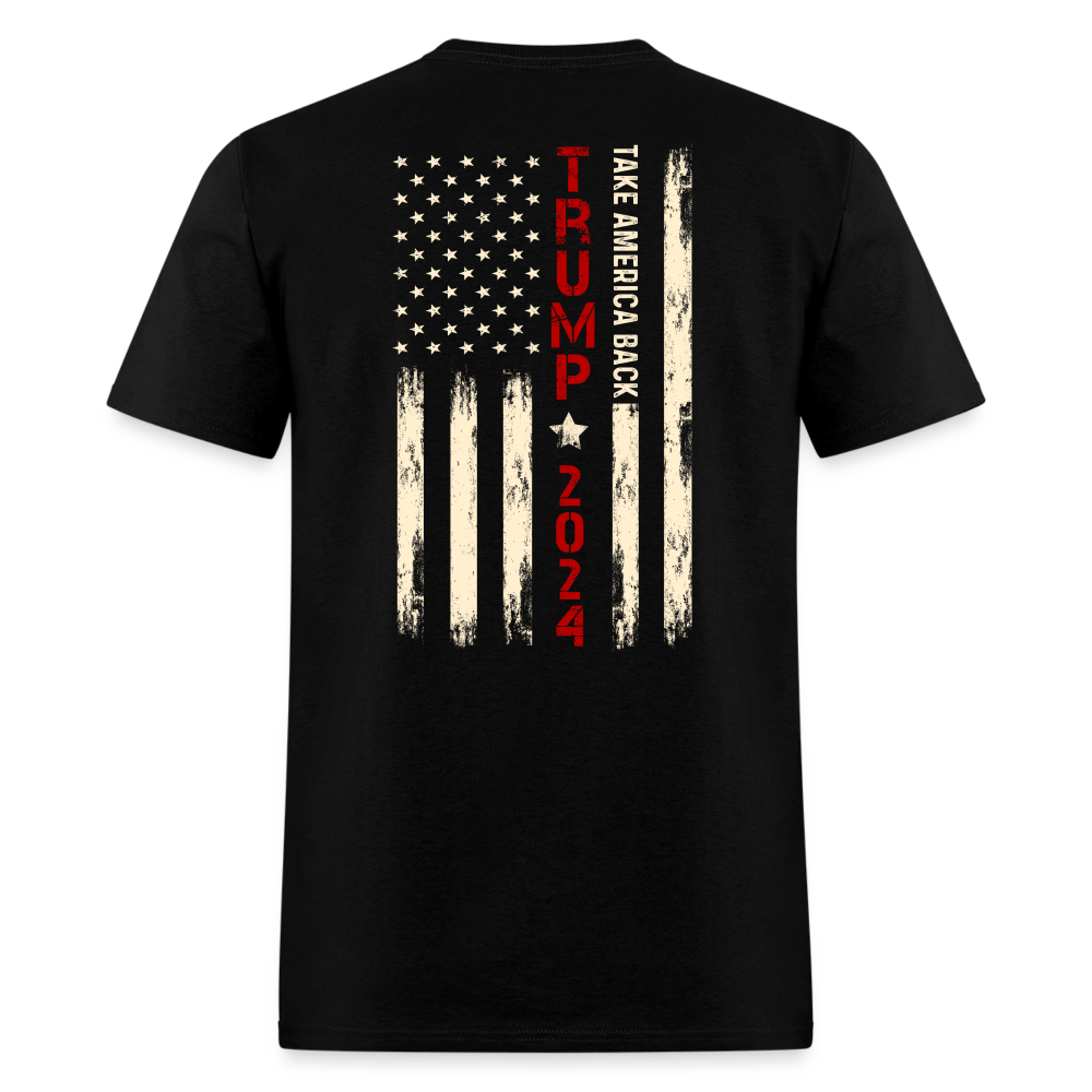 45 47 Trump 2024 Take American Back US Flag T Shirt