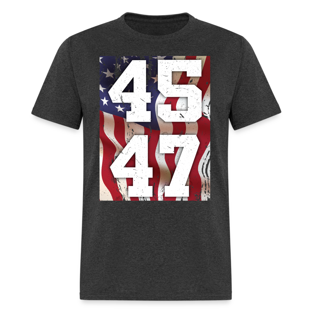 45 47 Trump American Flag T Shirt