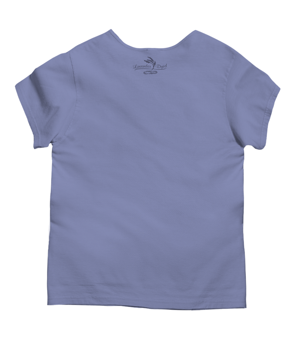 Longboat Key Dream - Lavender Dyed Short Sleeve Scoop Neck T-Shirt