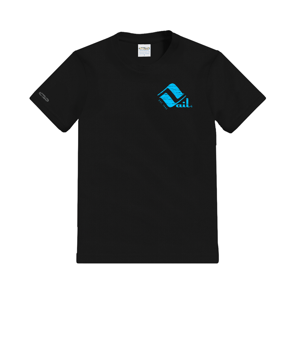 Retro Vail Black Short Sleeve Crewneck T-Shirt