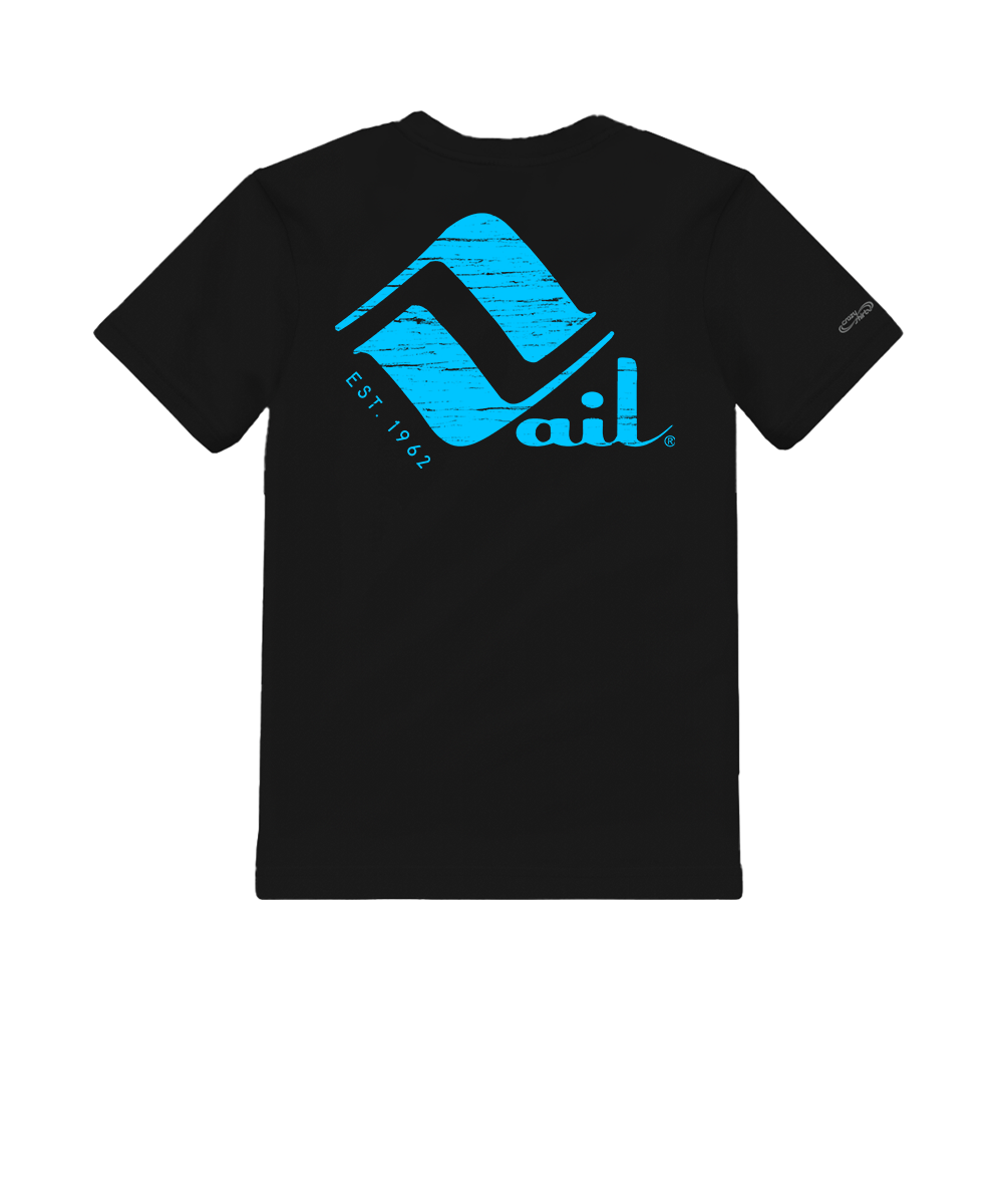 Retro Vail Black Short Sleeve Crewneck T-Shirt