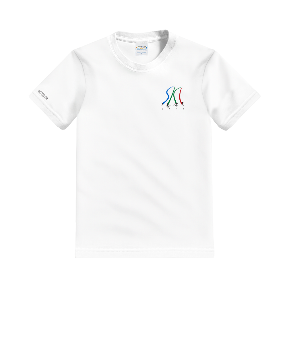 Vail Resort Ultimate Ski - White Short Sleeve Crewneck T-Shirt Style001