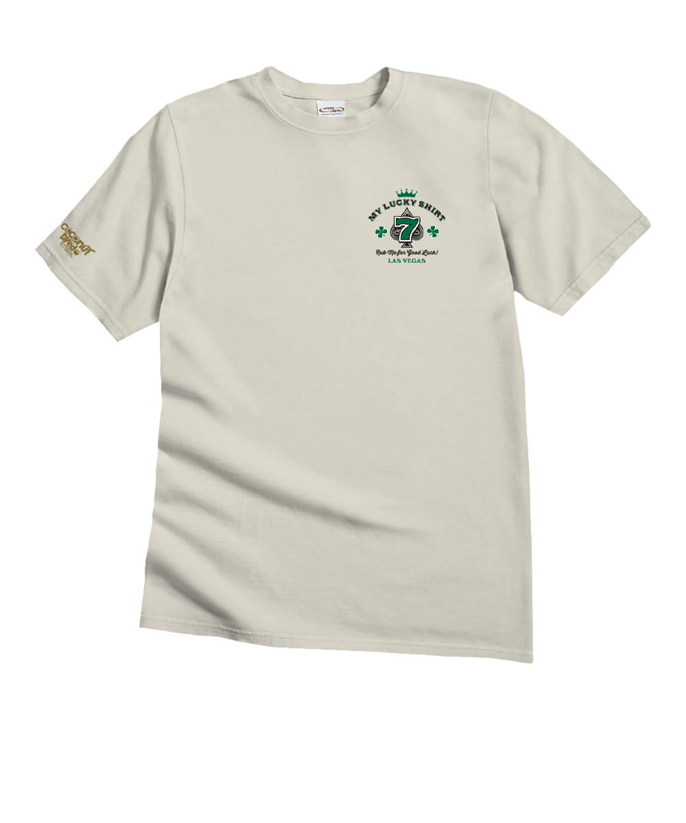 Good Luck Rub - Coconut Dyed Short Sleeve Crewneck T-Shirt