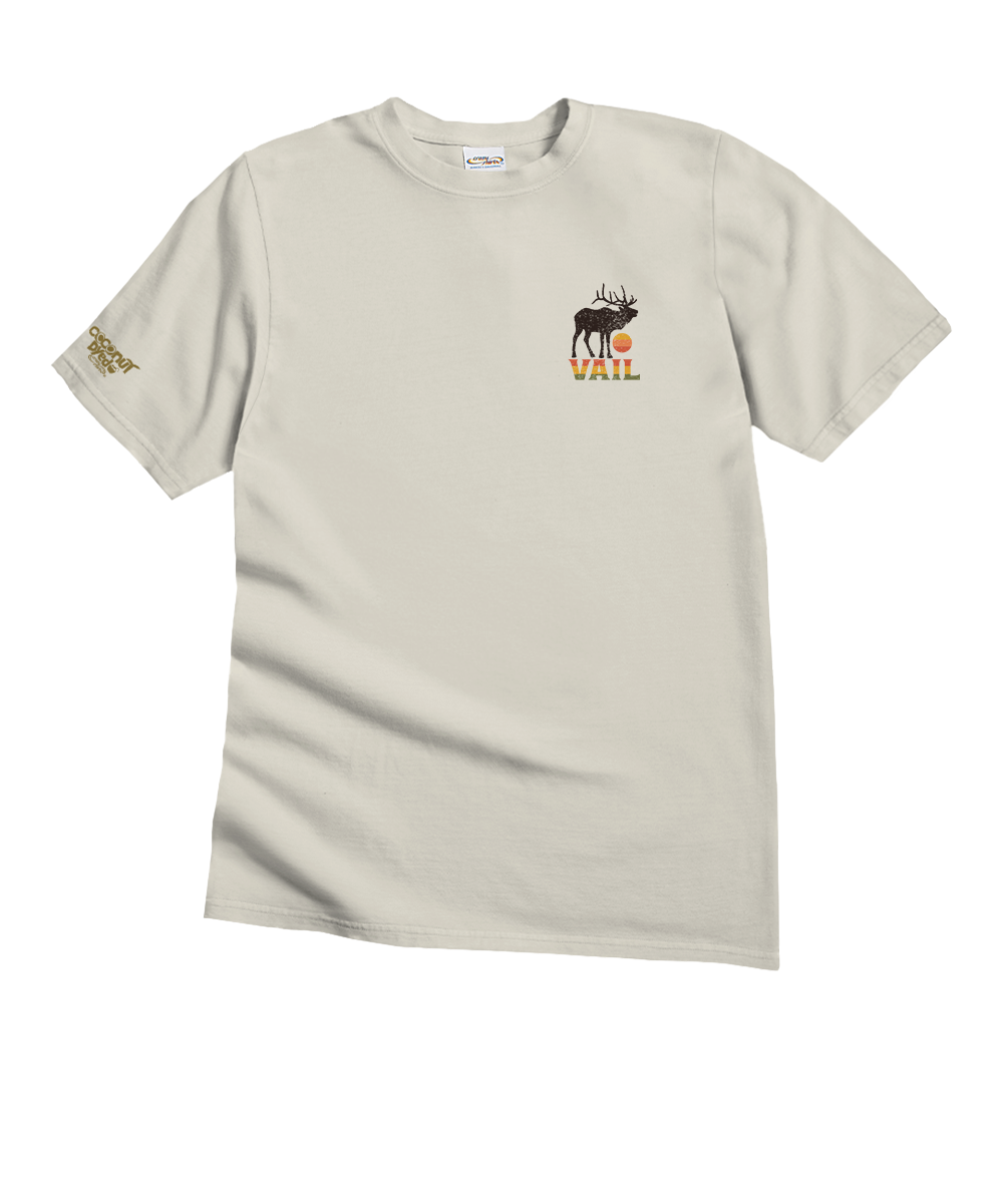 Vintage Elk - Coconut Dyed Short Sleeve Crewneck T-Shirt