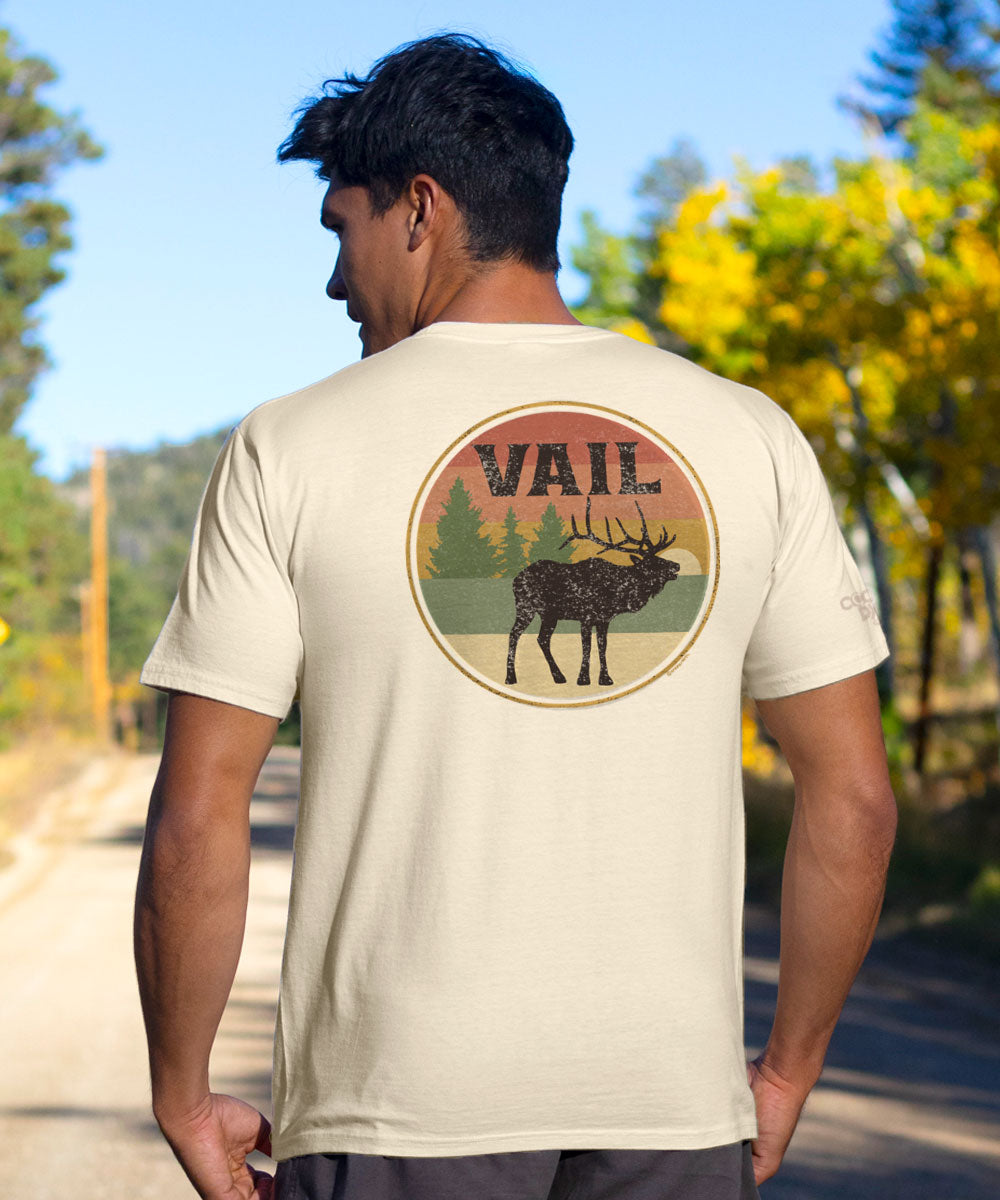 Vintage Elk - Coconut Dyed Short Sleeve Crewneck T-Shirt