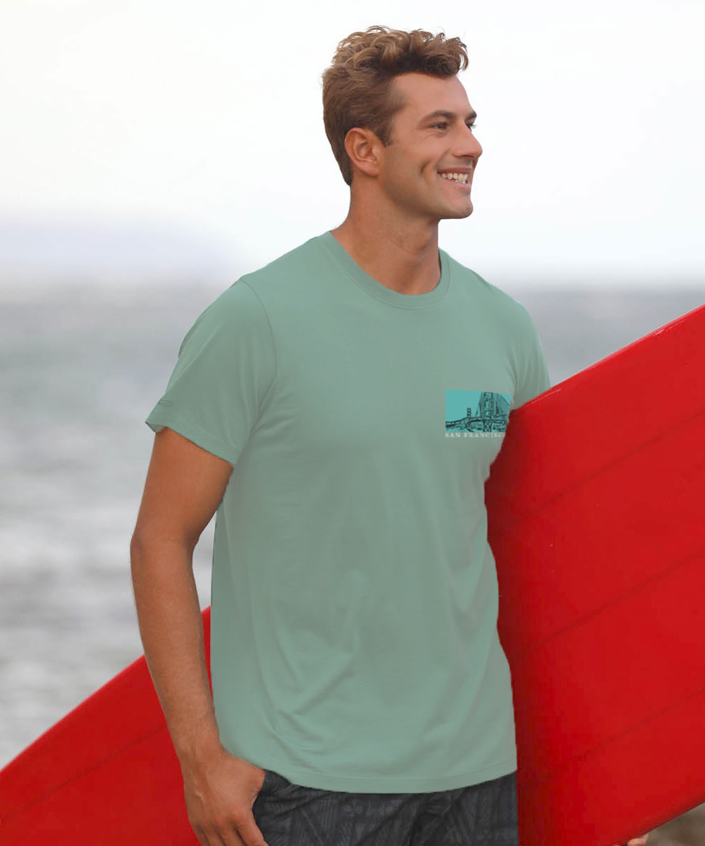 San Francisco Signs - Seaglass Short Sleeve Crewneck T-Shirt