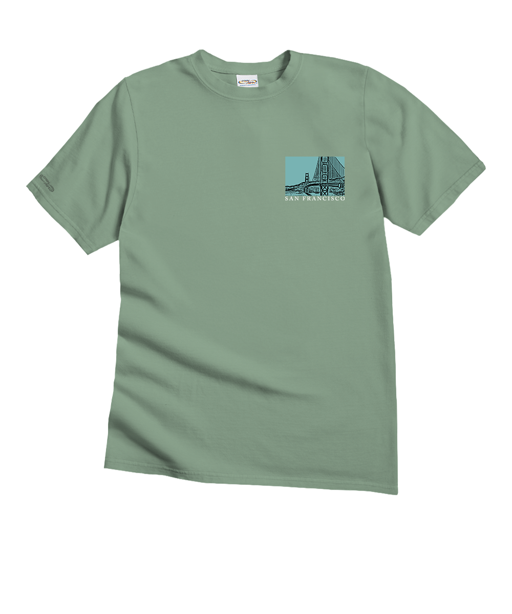 San Francisco Signs - Seaglass Short Sleeve Crewneck T-Shirt