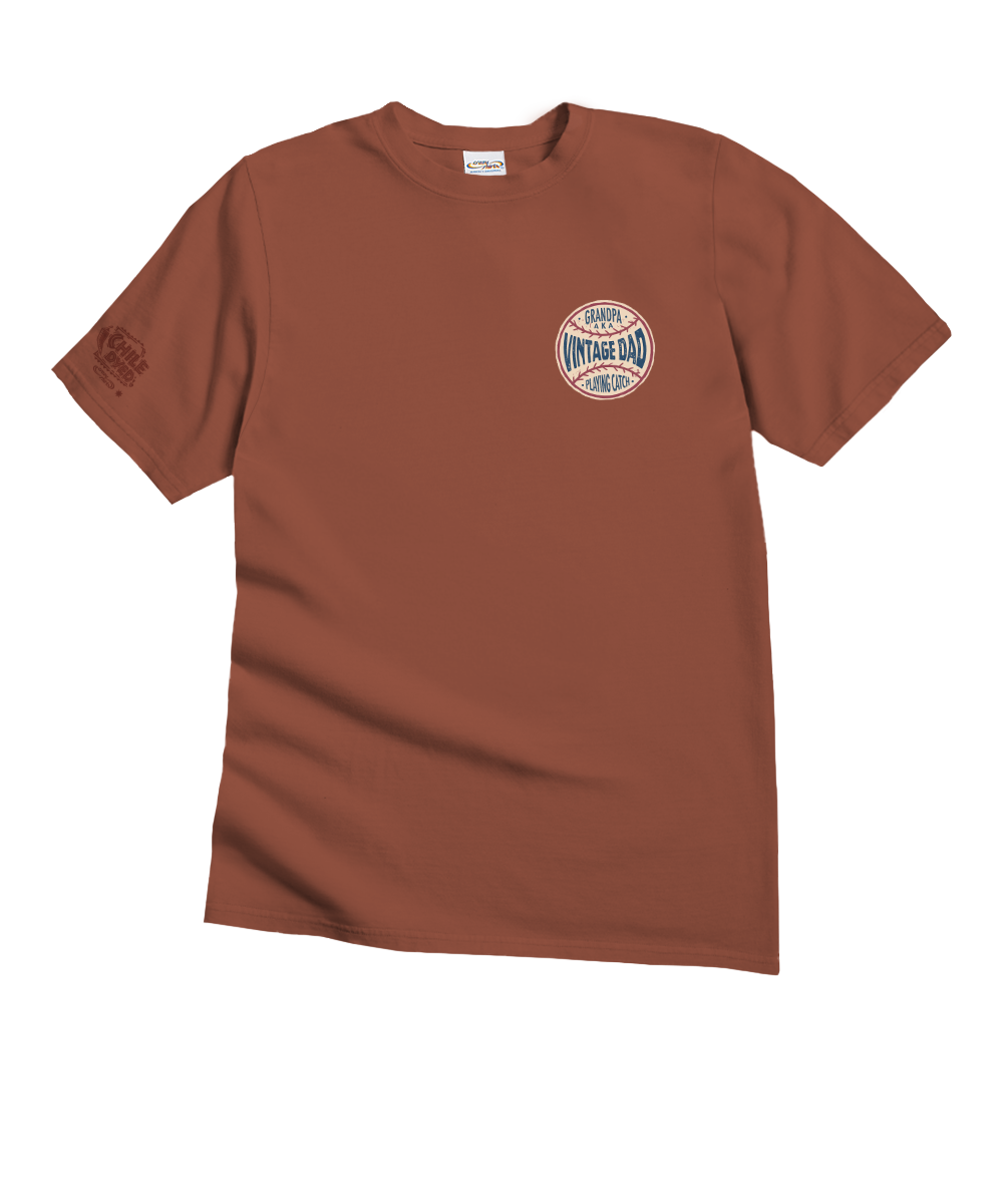 Vintage Dad - Chile Dyed Short Sleeve Crewneck T-Shirt