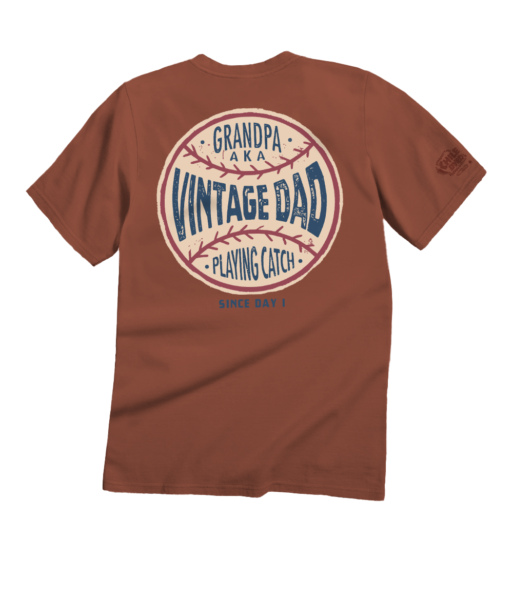Vintage Dad - Chile Dyed Short Sleeve Crewneck T-Shirt