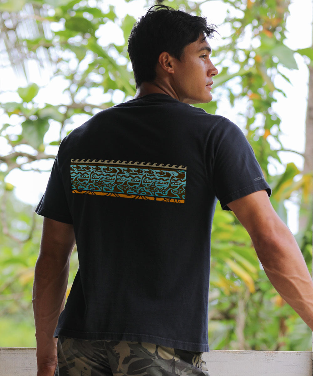 Mano Guardian Band - Black Short Sleeve Crewneck T-Shirt