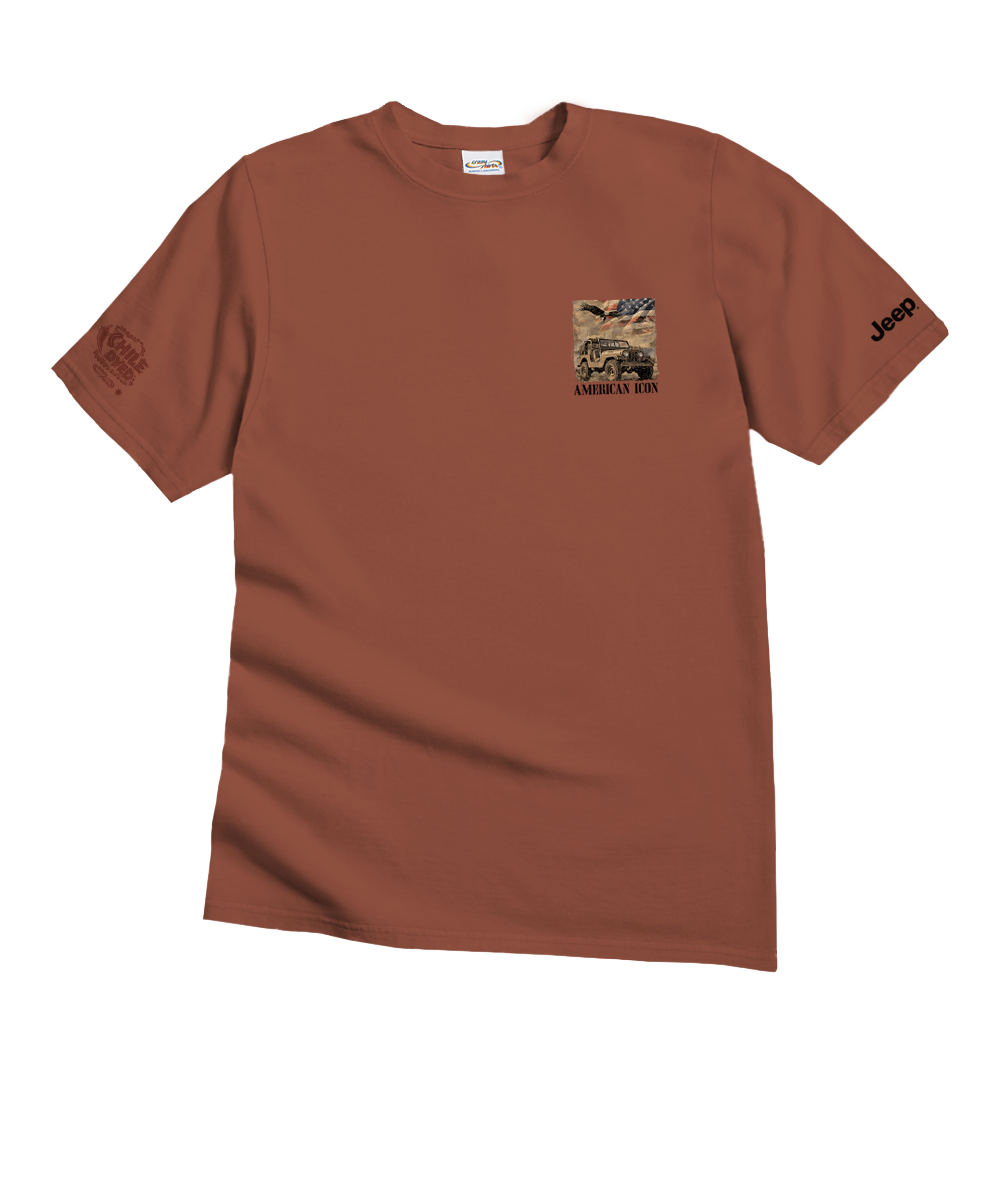 Jeep® Vintage American - Chile Dyed Short Sleeve Crewneck T-Shirt