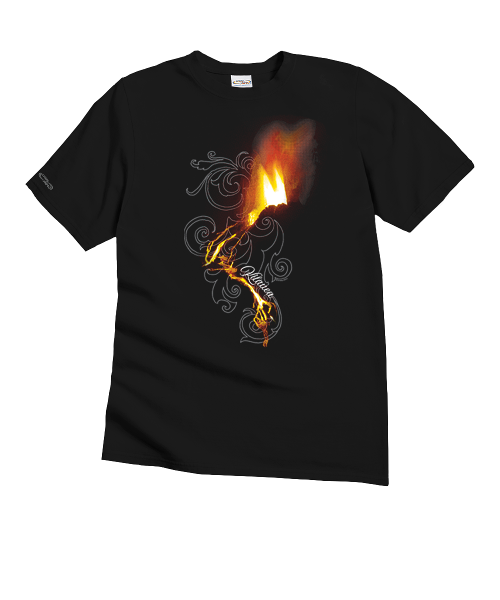 Aloha For Big Island - Black Short Sleeve Crewneck T-Shirt