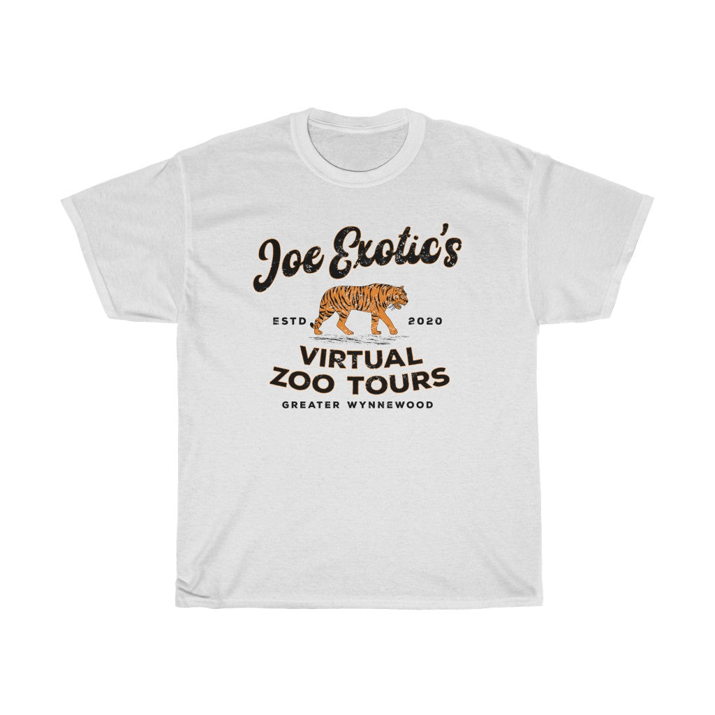 Joe Exotic's Virtual Zoo Tours Men's Relaxed Fit Short Sleeve Tee