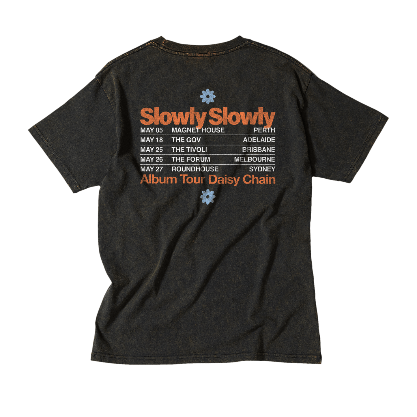 Slowly Slowly / Daisy Chain Tour Tee (Vintage Black)