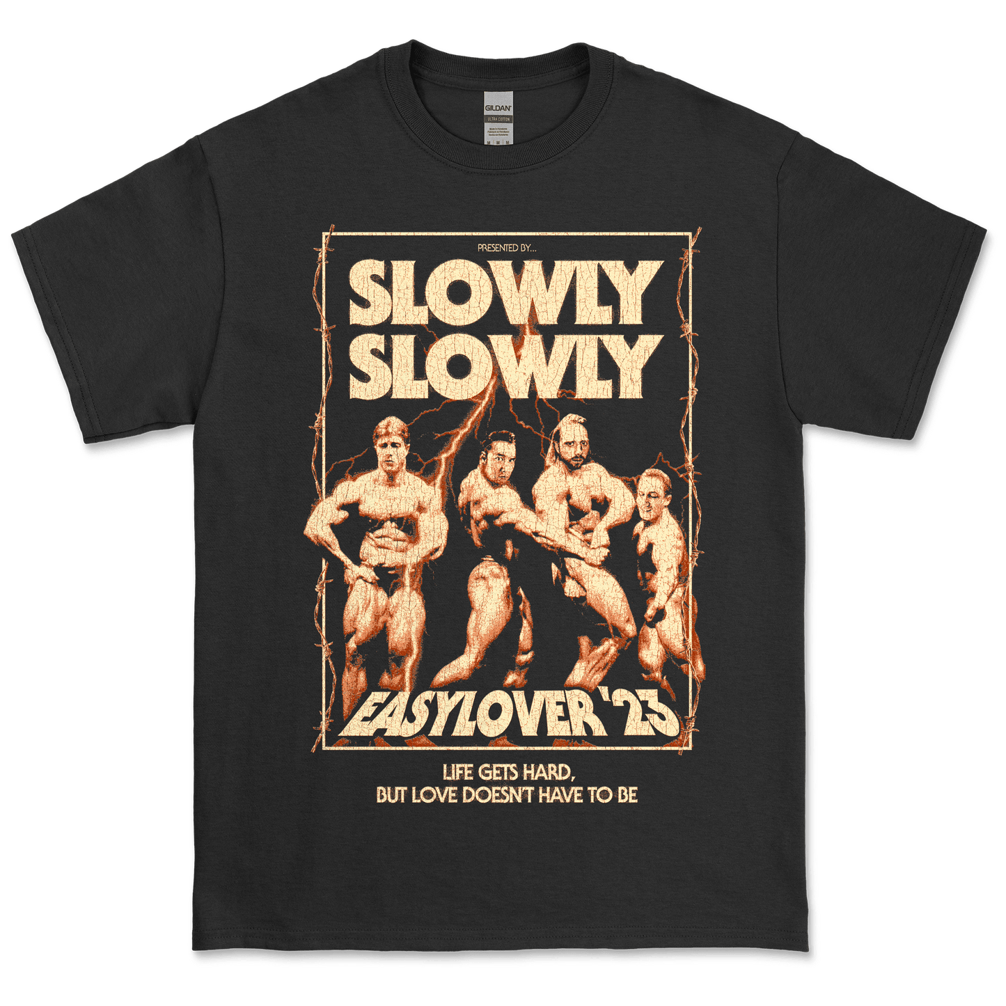 Slowly Slowly / Easy Lover Vintage Tee (Black)