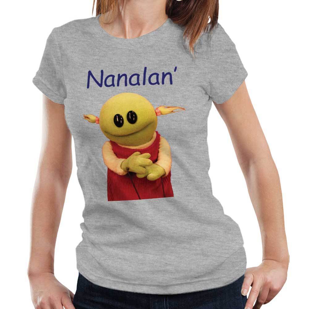 Nanalan Mona TShirt Semi Fitted Ladies Meme Cartoon Peepo Funny Cute