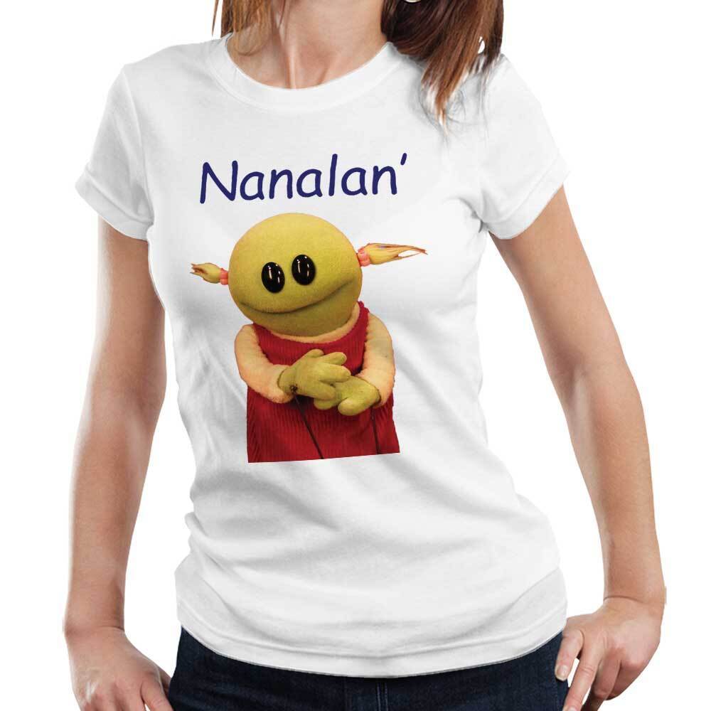 Nanalan Mona TShirt Semi Fitted Ladies Meme Cartoon Peepo Funny Cute