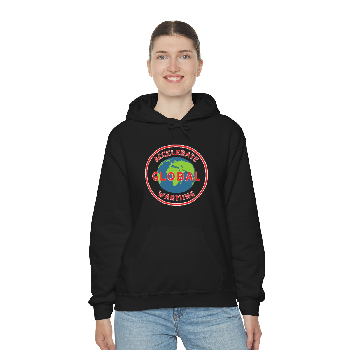 Accelerate Global Warming - Unisex Heavy Blendâ„¢ Hooded Sweatshirt - ALL COLORS - Hot Take