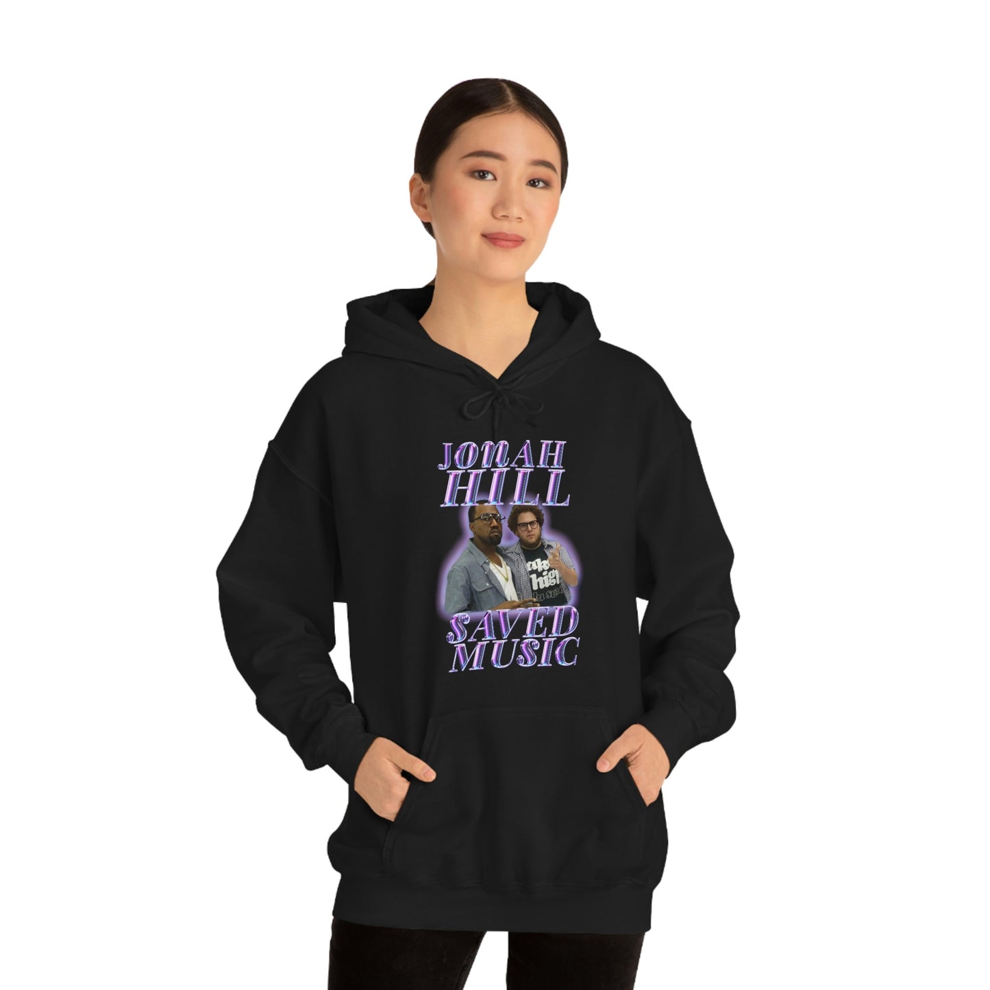 JONAH HILL SAVED MUSIC (KANYE) - Unisex Heavy Blendâ„¢ Hooded Sweatshirt