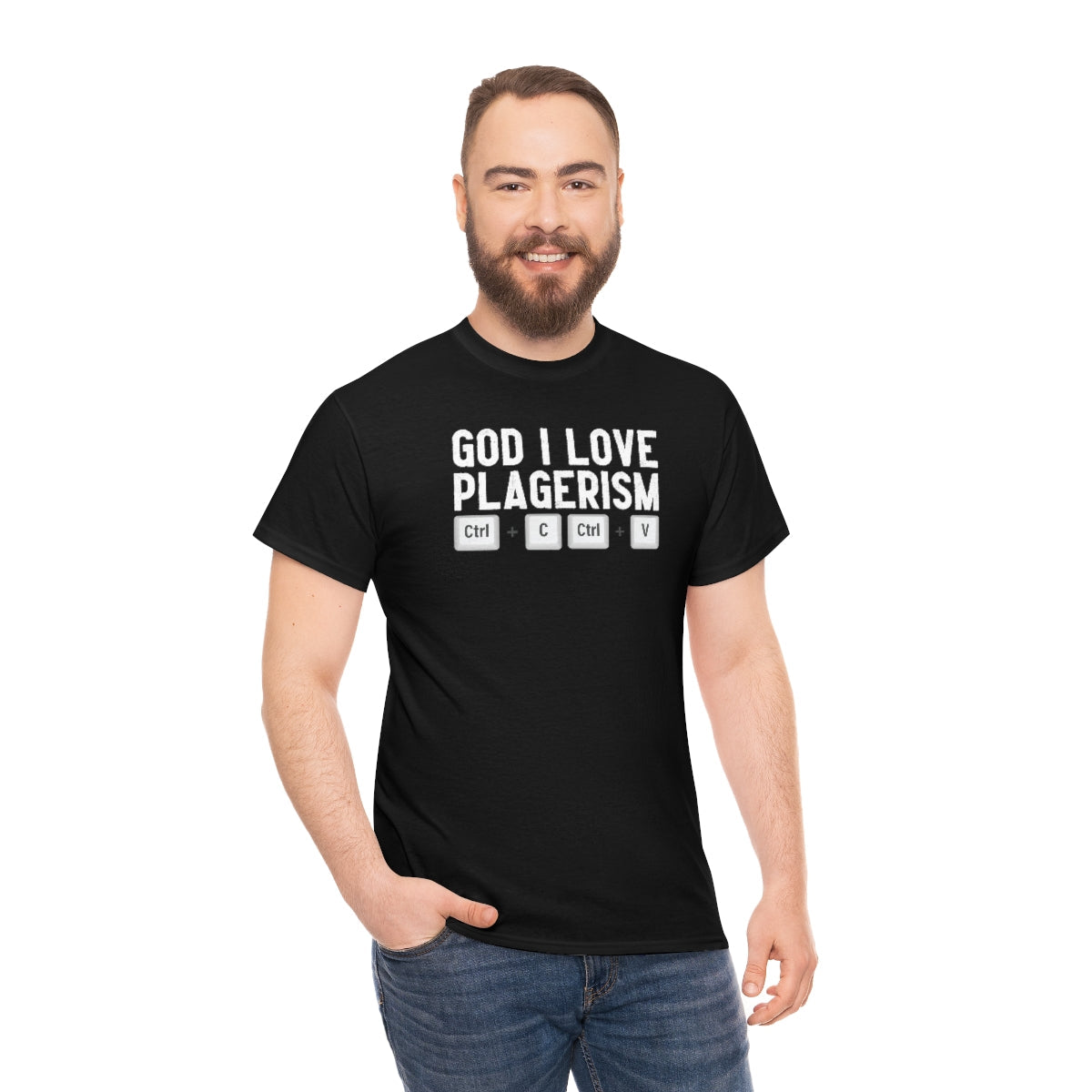 God I Love Plagerism - Unisex Heavy Cotton Tee - All Colors