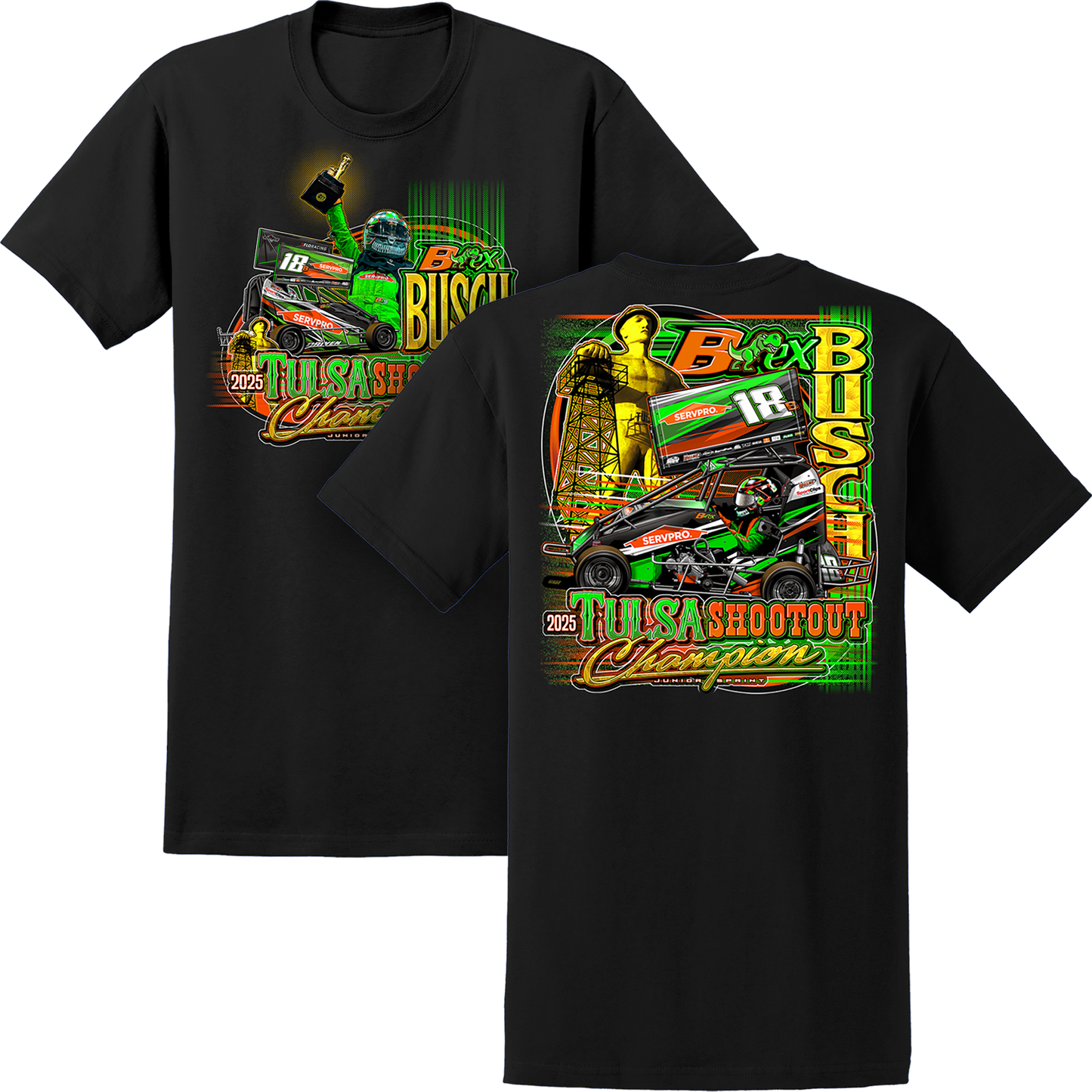 BREXTON BUSCH TULSA SHOOTOUT CHAMPION TEE