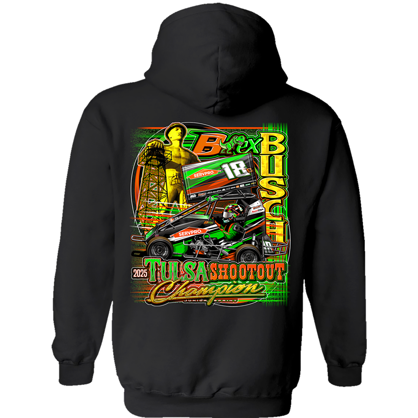 BREXTON BUSCH TULSA SHOOTOUT CHAMPION HOODIE