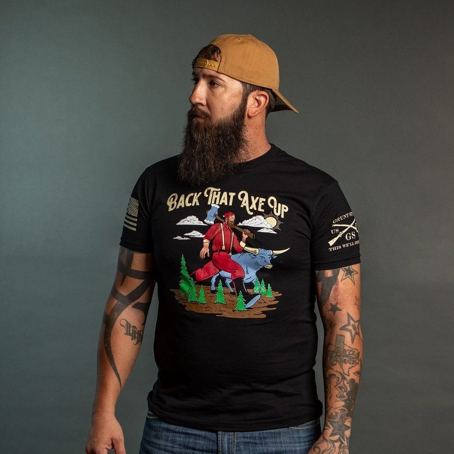 Back That Axe Up T-Shirt - Black