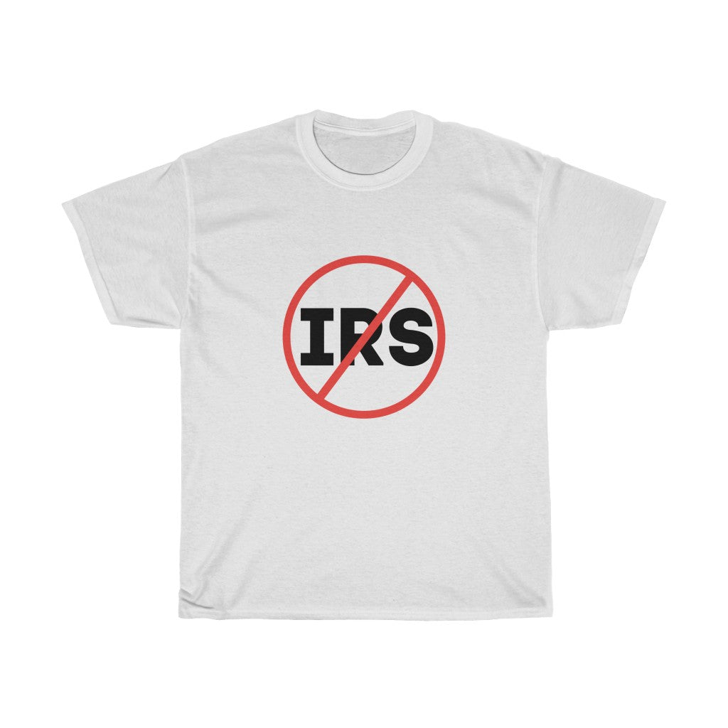 IRS (no back graphic) - Unisex Heavy Cotton Tee - ALL COLORS