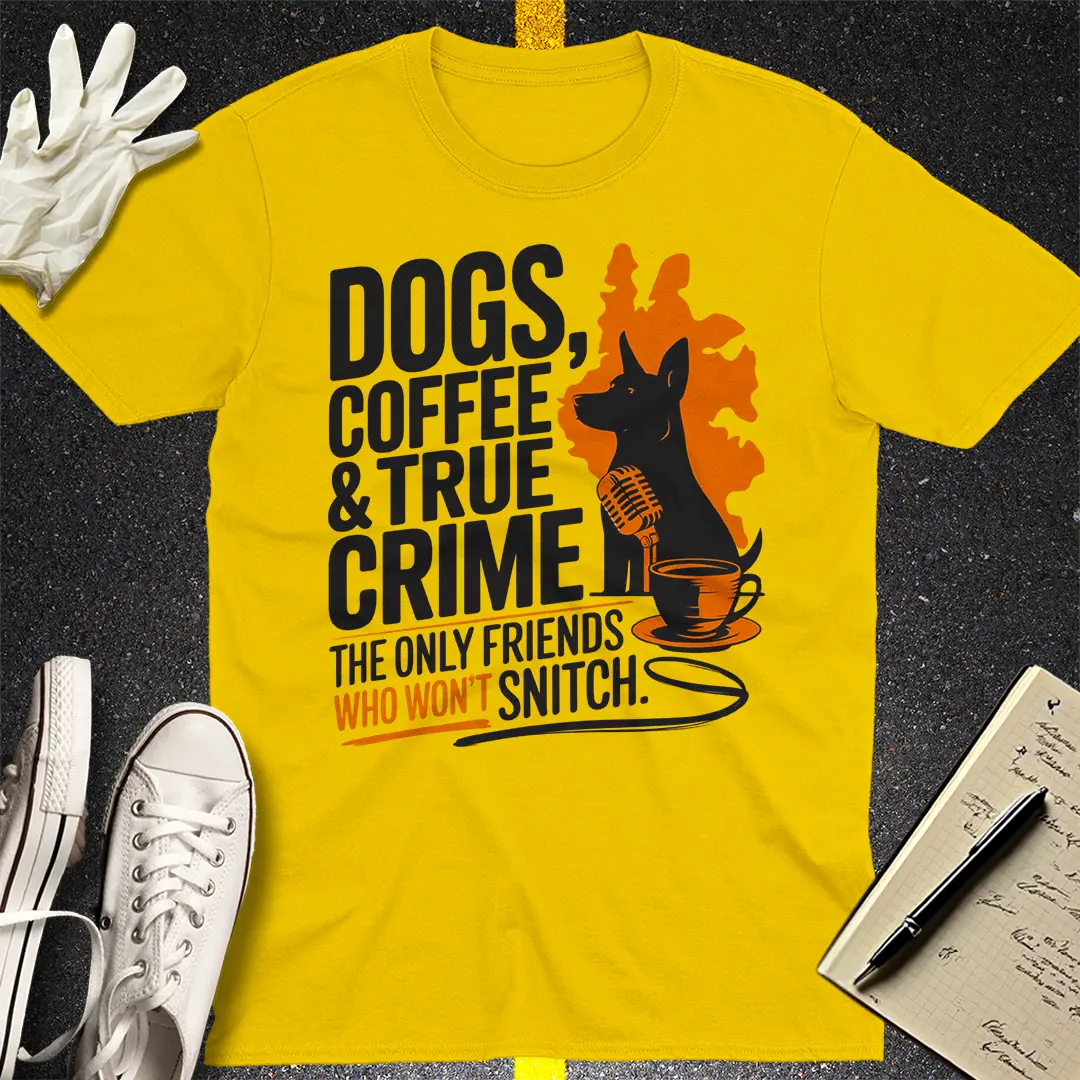 True Crime & Coffee Crew T-Shirt