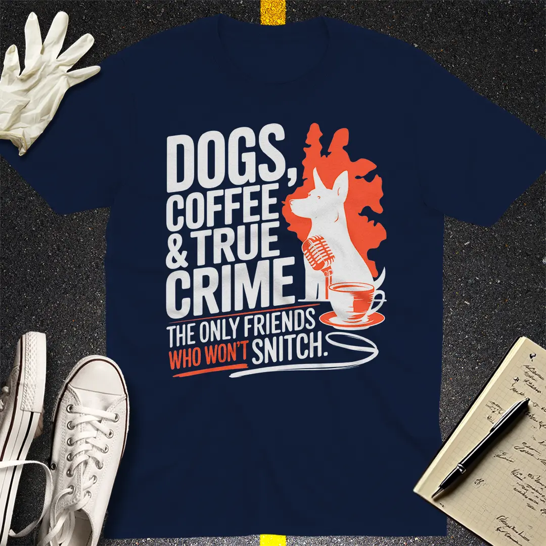 True Crime & Coffee Crew T-Shirt