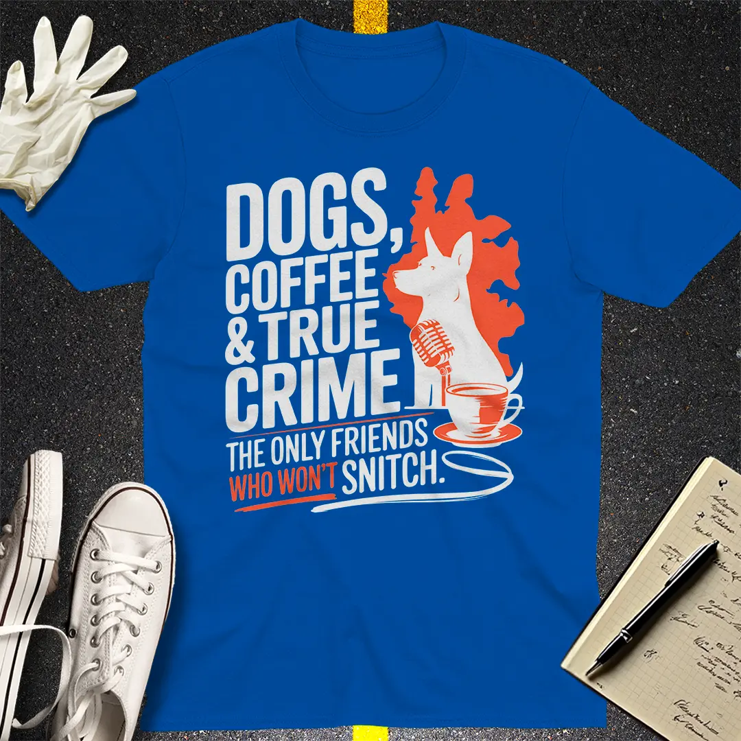True Crime & Coffee Crew T-Shirt