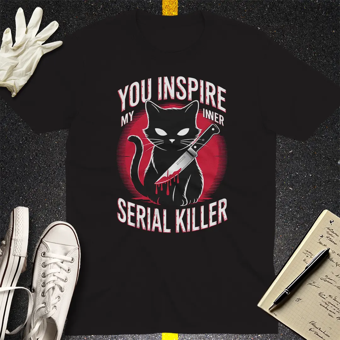 Inner Serial Killer Cat T-Shirt