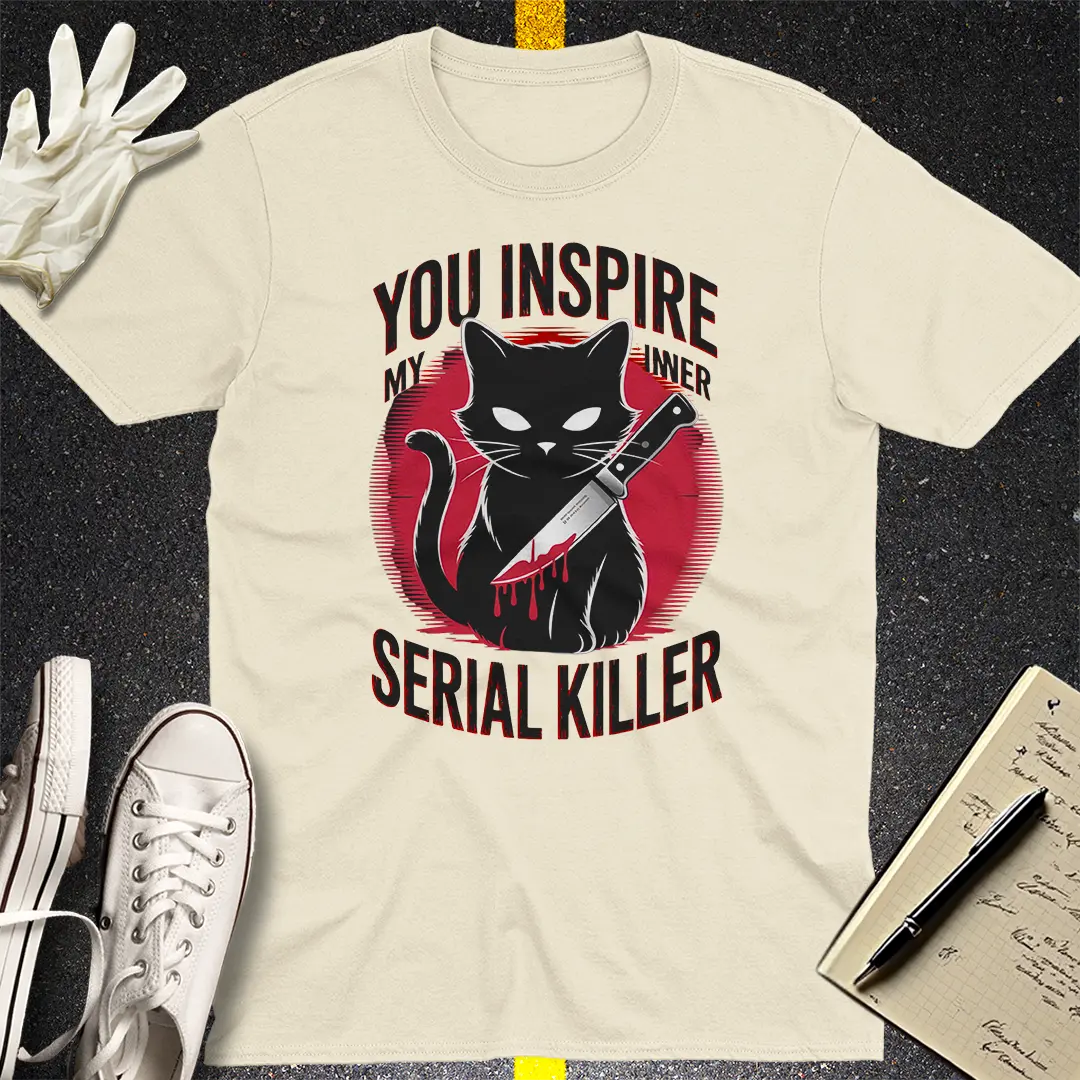 Inner Serial Killer Cat T-Shirt