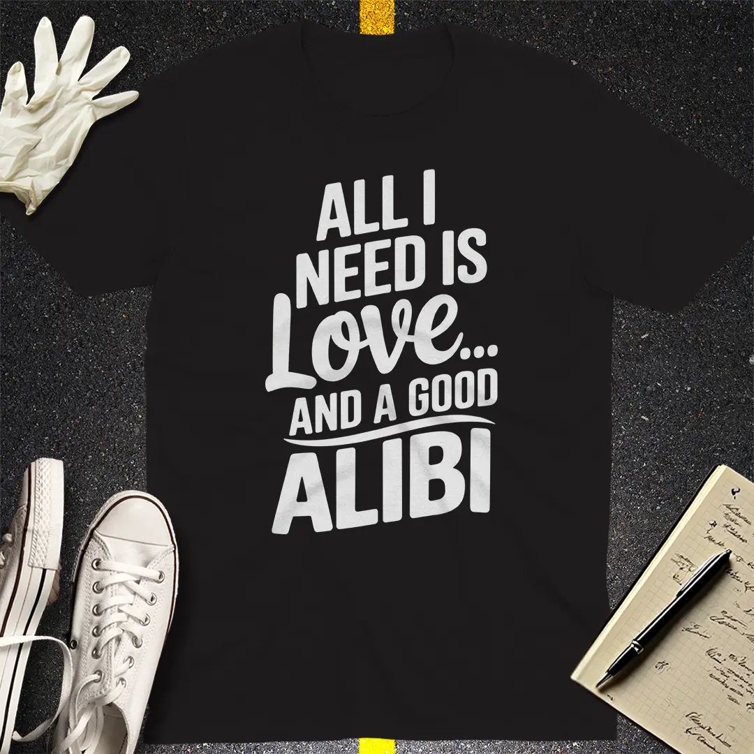 Love and a Good Alibi T-Shirt