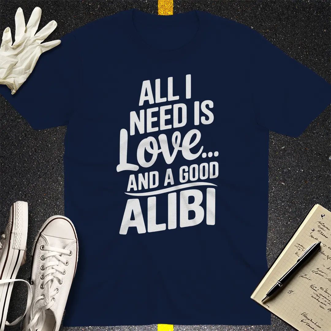 Love and a Good Alibi T-Shirt