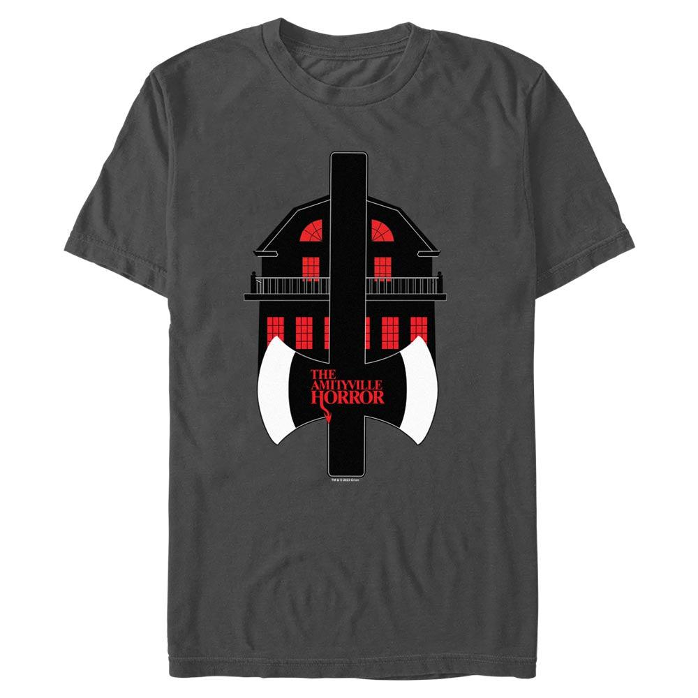 Amityville Horror - Amityville Horror House Charcoal Unisex T-Shirt